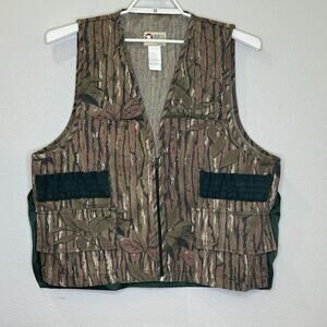 Vintage Sports Afield Realtree Camouflage Hunting Game Bag Vest Mens‎ Size Large